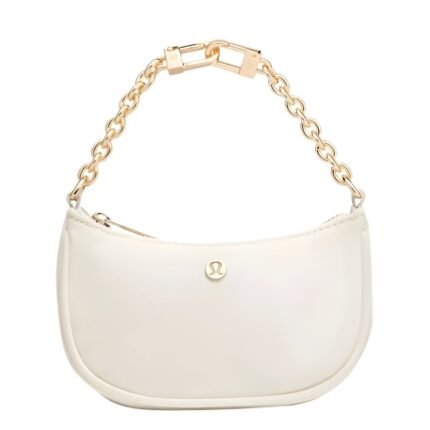 Elegant Ivory Chain Handle Shoulder Bag for Women – Chic Everyday Style